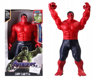VEĽKÁ POSTAVIČKA Red Hulk Red 30 cm so zvukom